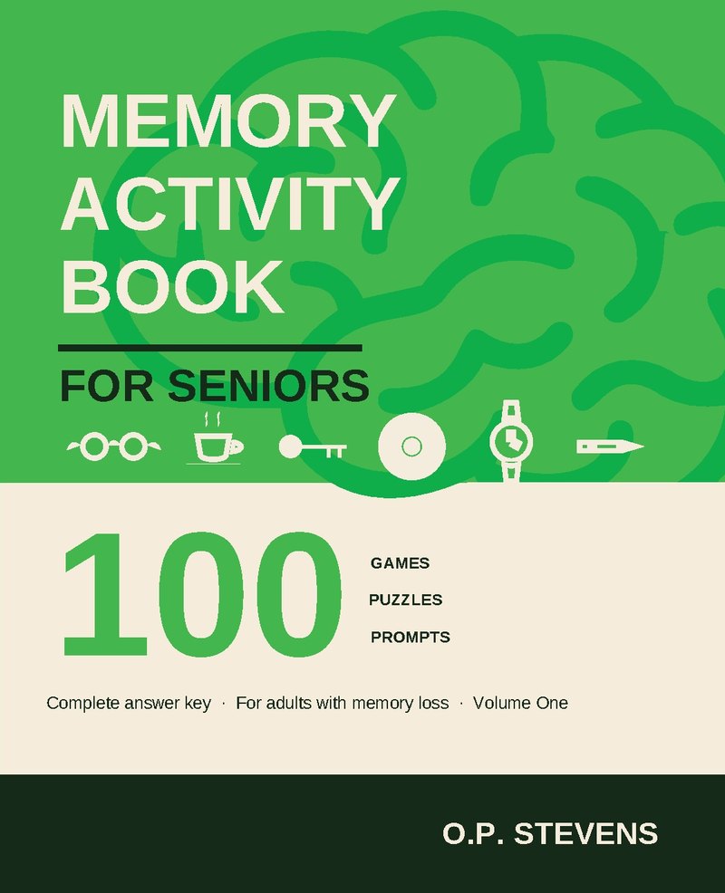 Memory Activity Book for Seniors, Volume One — green cover